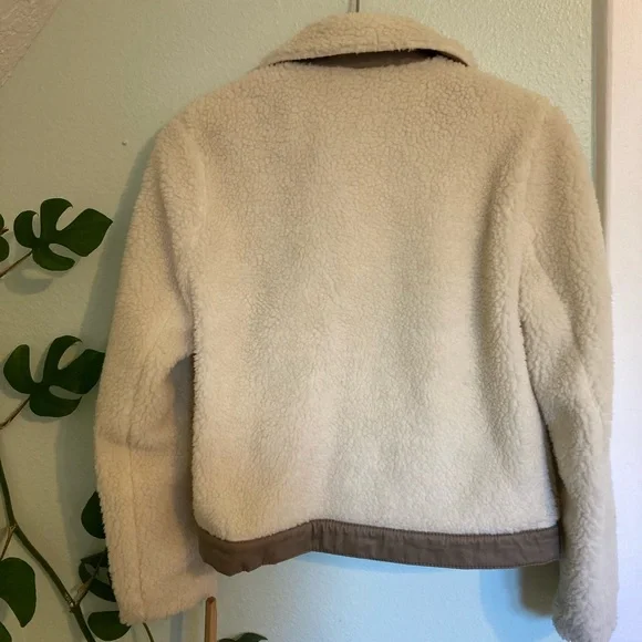 Madewell Sherpa Cropped Jacket - Picture 2 of 5